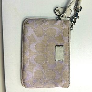 Wristband Coach purse, purple